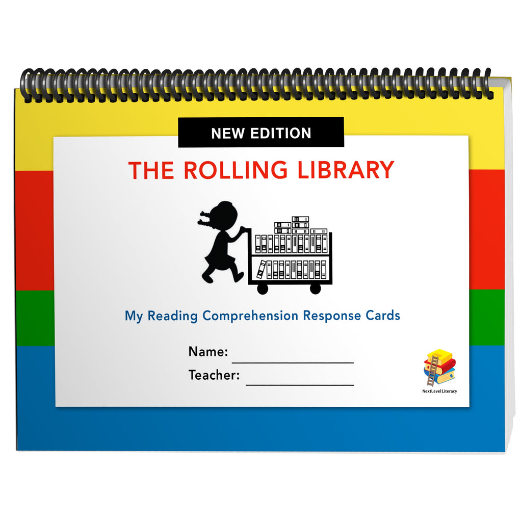 The Rolling Library: My Reading Comprehension Response Cards - New Edition