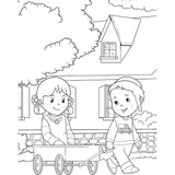 Spring & Summer with Avi & Chavi - Coloring Book
