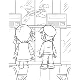 Spring & Summer with Avi & Chavi - Coloring Book