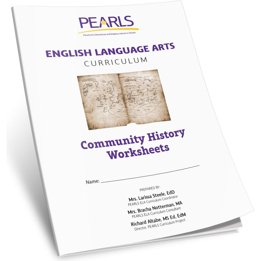 Community History - Pearls English Language Arts Curriculum
