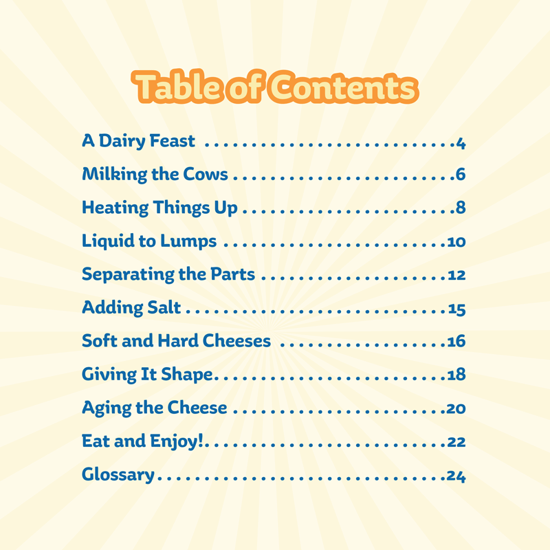 From Milk to Cheese