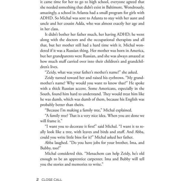Close Call - 9781614657569 - Menucha Publishers Inc.