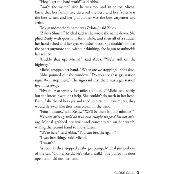 Close Call - 9781614657569 - Menucha Publishers Inc.
